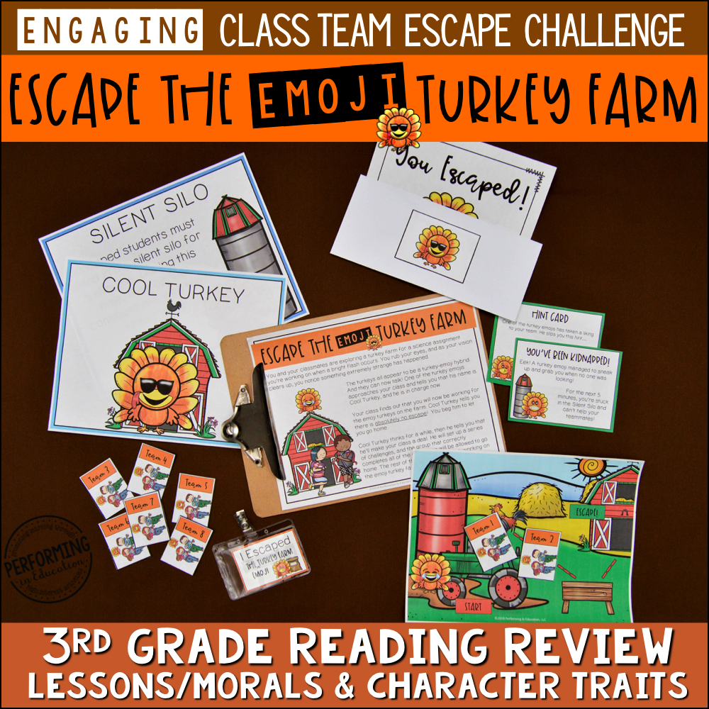 3rd Grade Thanksgiving Reading Escape Game 00082
