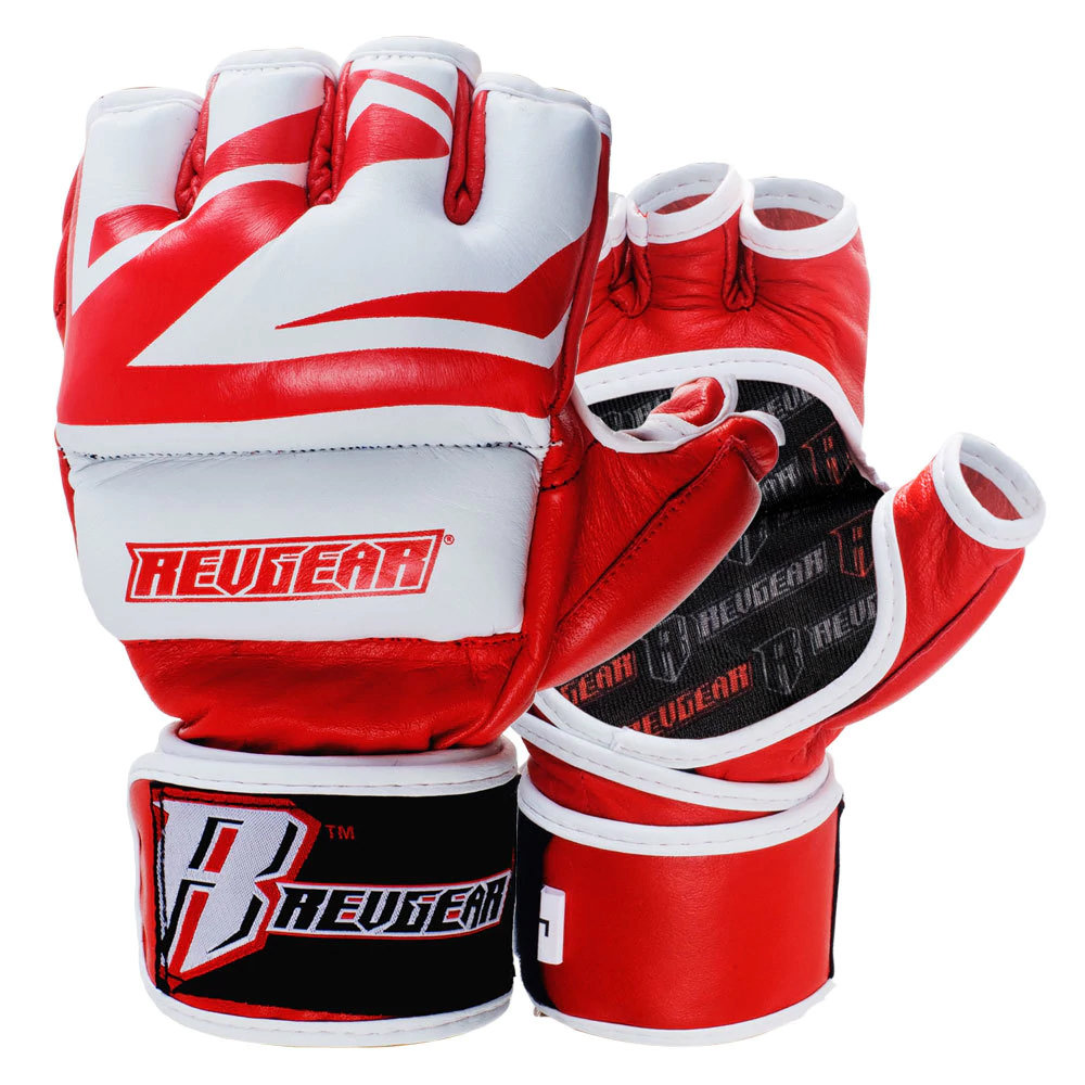 Leather MMA Gloves Deluxe Training Gear