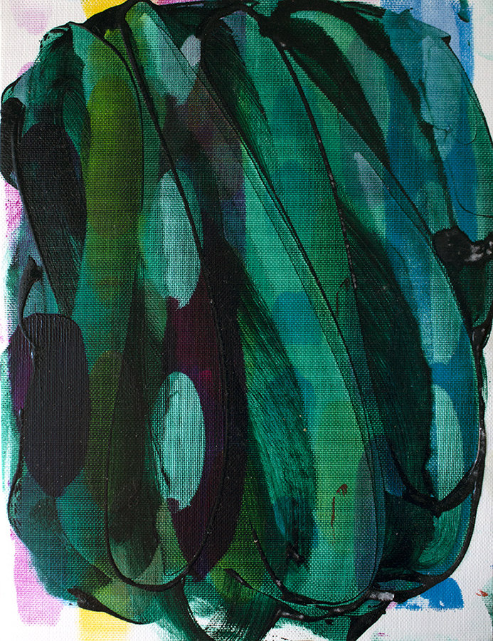 Original Oil on Paper: Study 5 Original Oil on Paper: Study 5