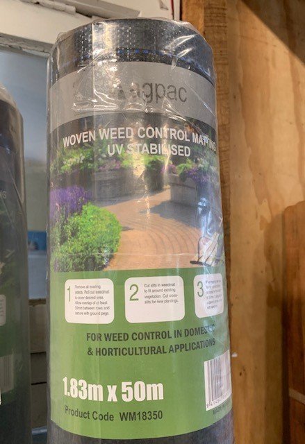 Woven Weedmat - 1.83m x 50m roll