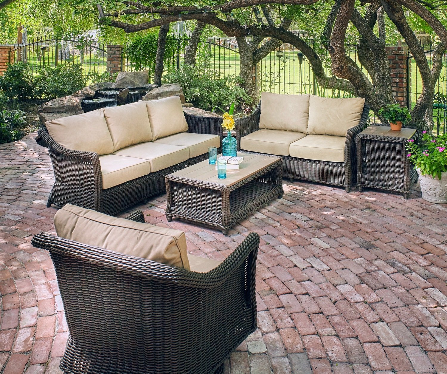 Breeze seating outdoor wicker patio furniture