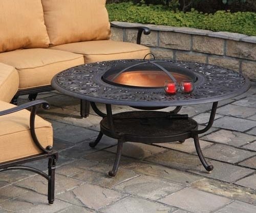 Cast Wood Firepit