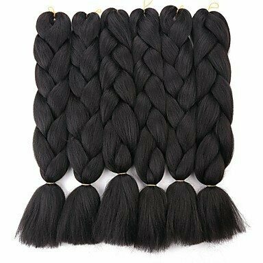 Xpression Braiding Hair 1b Black