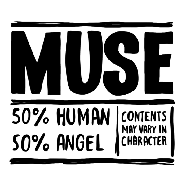 Временное тату Muse inside (2 штуки в наборе) 00608