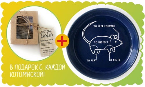 Миска для кошек "Схема мыши"