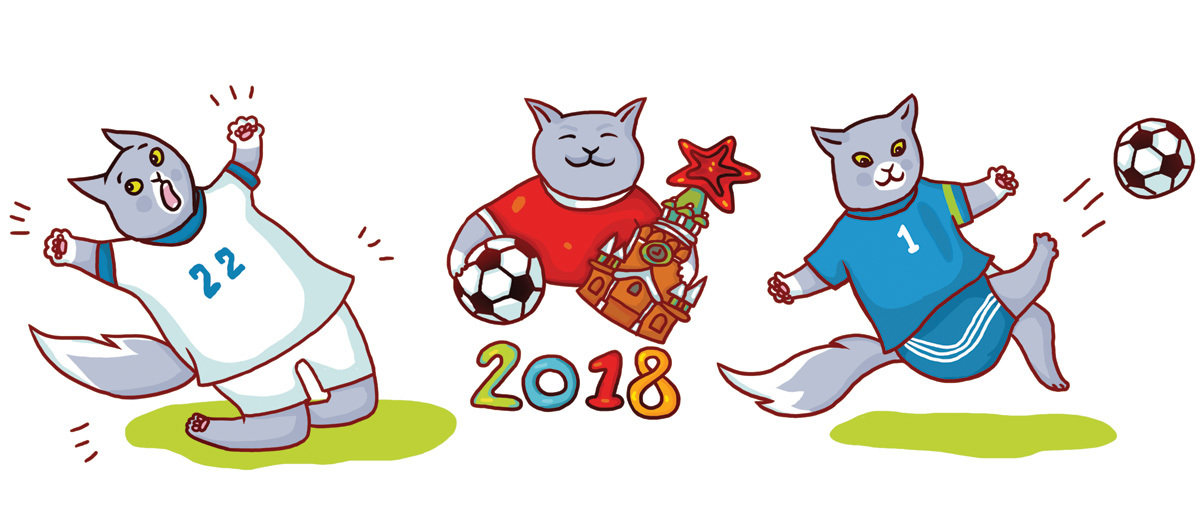 Кружка "Футбольные коты"