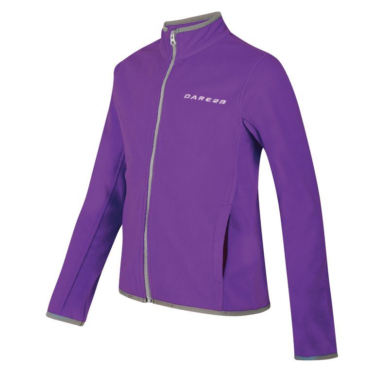 Dare 2b Favour Children's Full Zip Fleece Purple DAR-1023