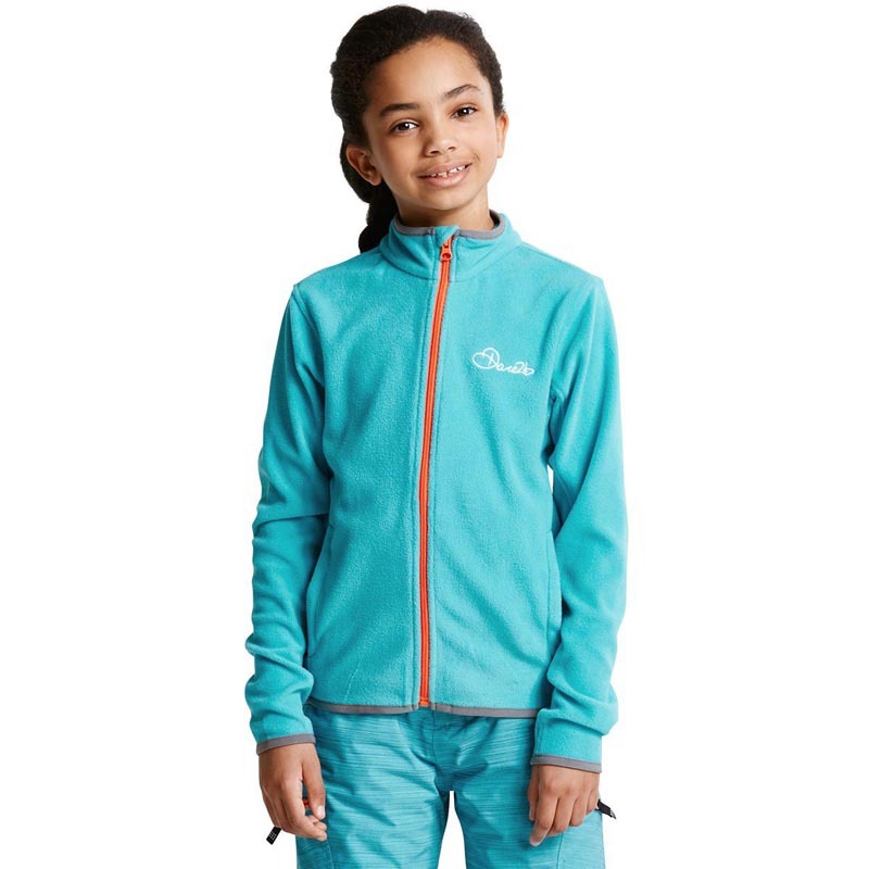 Dare 2b Favour II Children's Full Zip Fleece Aqua DAR-1024