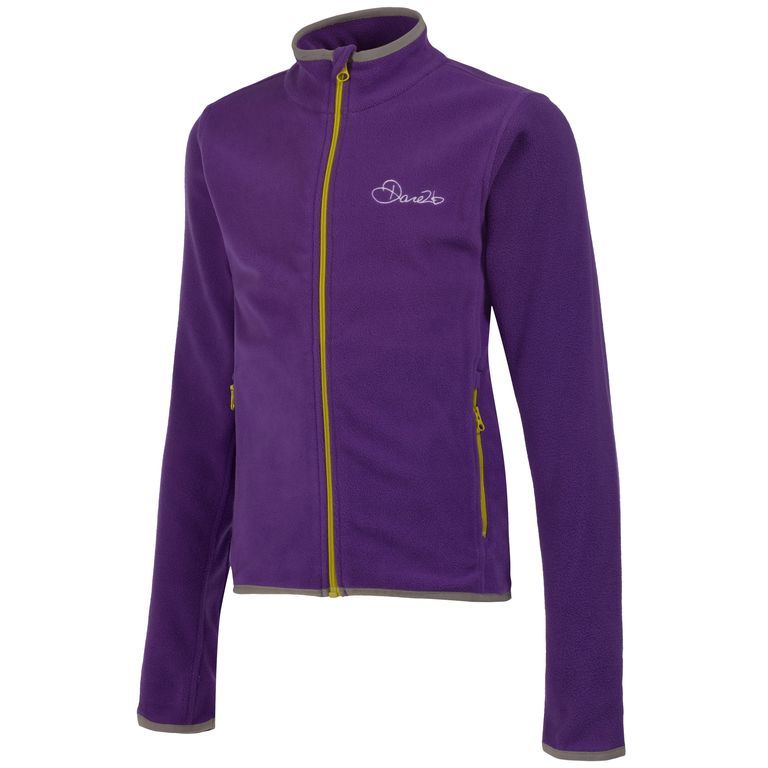 Dare 2b Favour II Children's Full Zip Fleece Purple DAR-1027