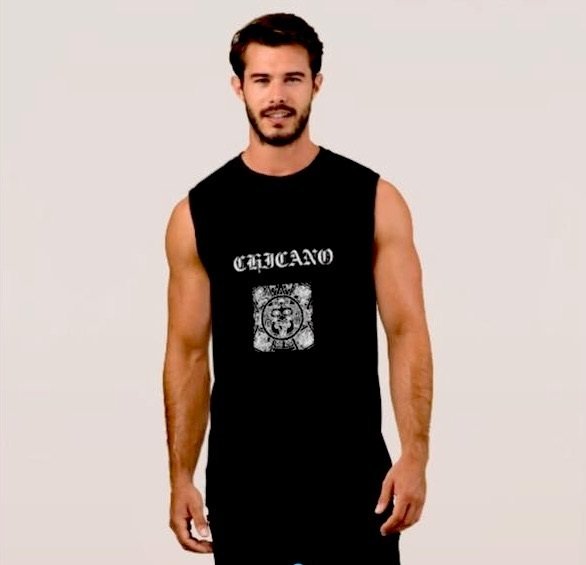 Chicano Tank CHITANKBLK