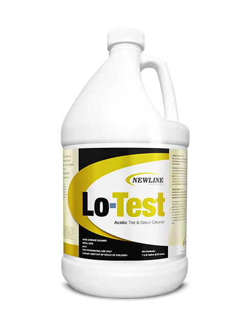 Lo-Test (Gallon) by Newline | Premium Acid Tile and Grout Cleaner NI-LT