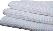 Microfiber Towels (12 Pk 16X16), White Waffle Style TOW12M