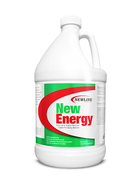 New Energy (Gallon) by Newline | Solvent Booster and Olefin Carpet Cleaner NI-NE