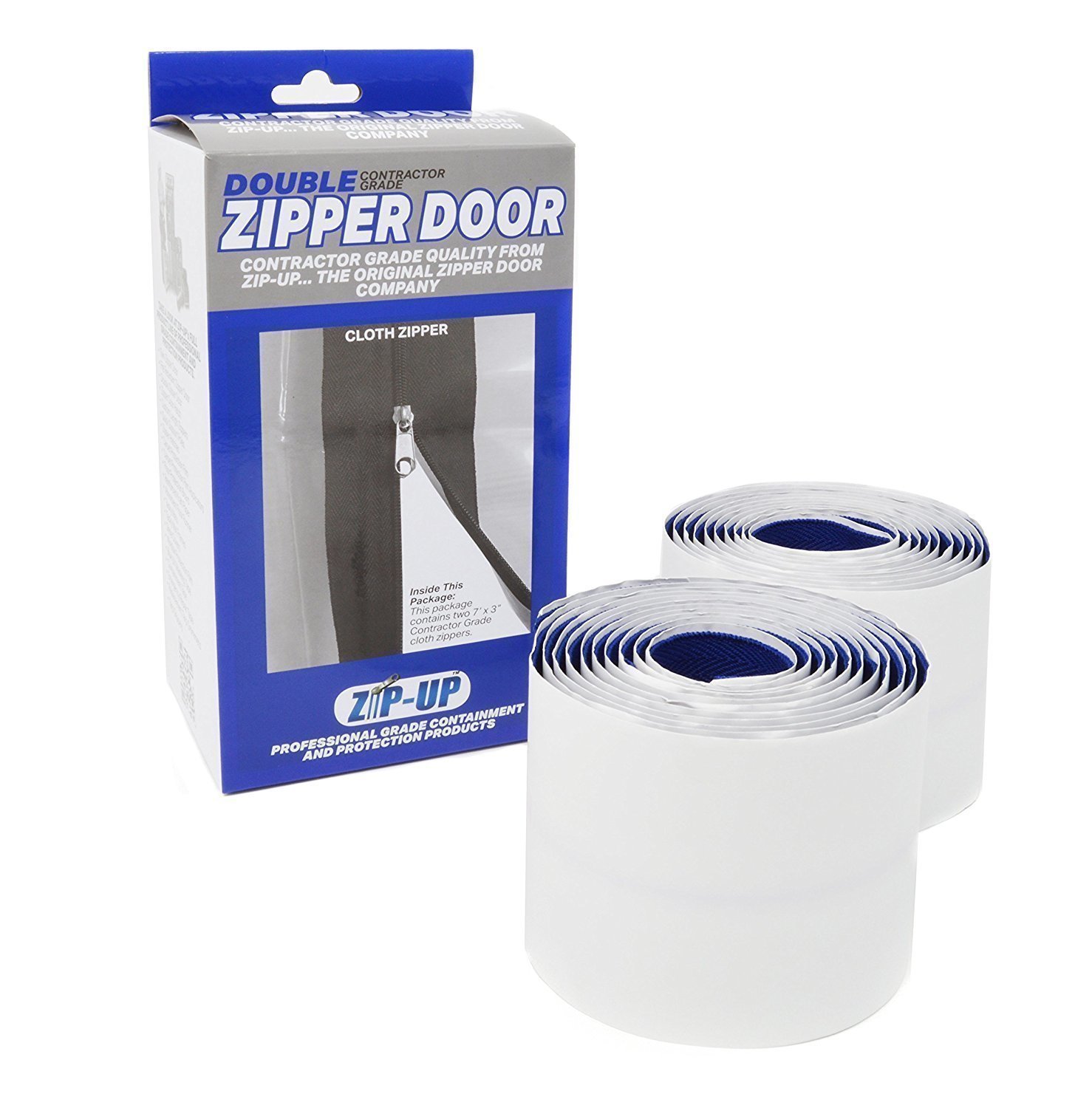 ZipUp Self Adhesive Zipper Door 2Pack Dust Control Cleaners Depot