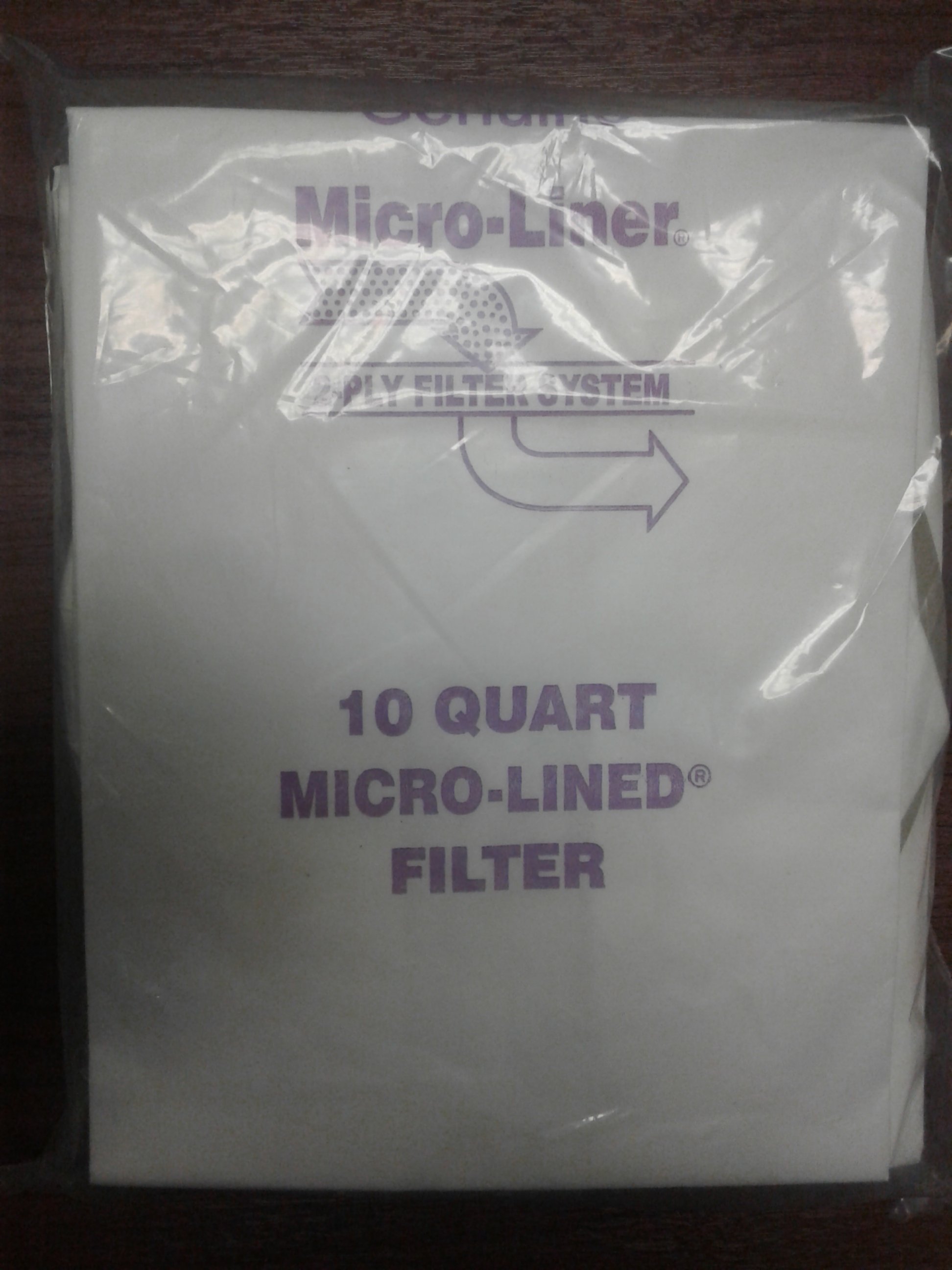 10qt Backpack Vacuum Bags (Pack of 10) by Clean DynamiX SAN-100006