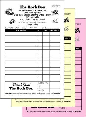 NCR Forms 8.5 x 11 2parts 20124
