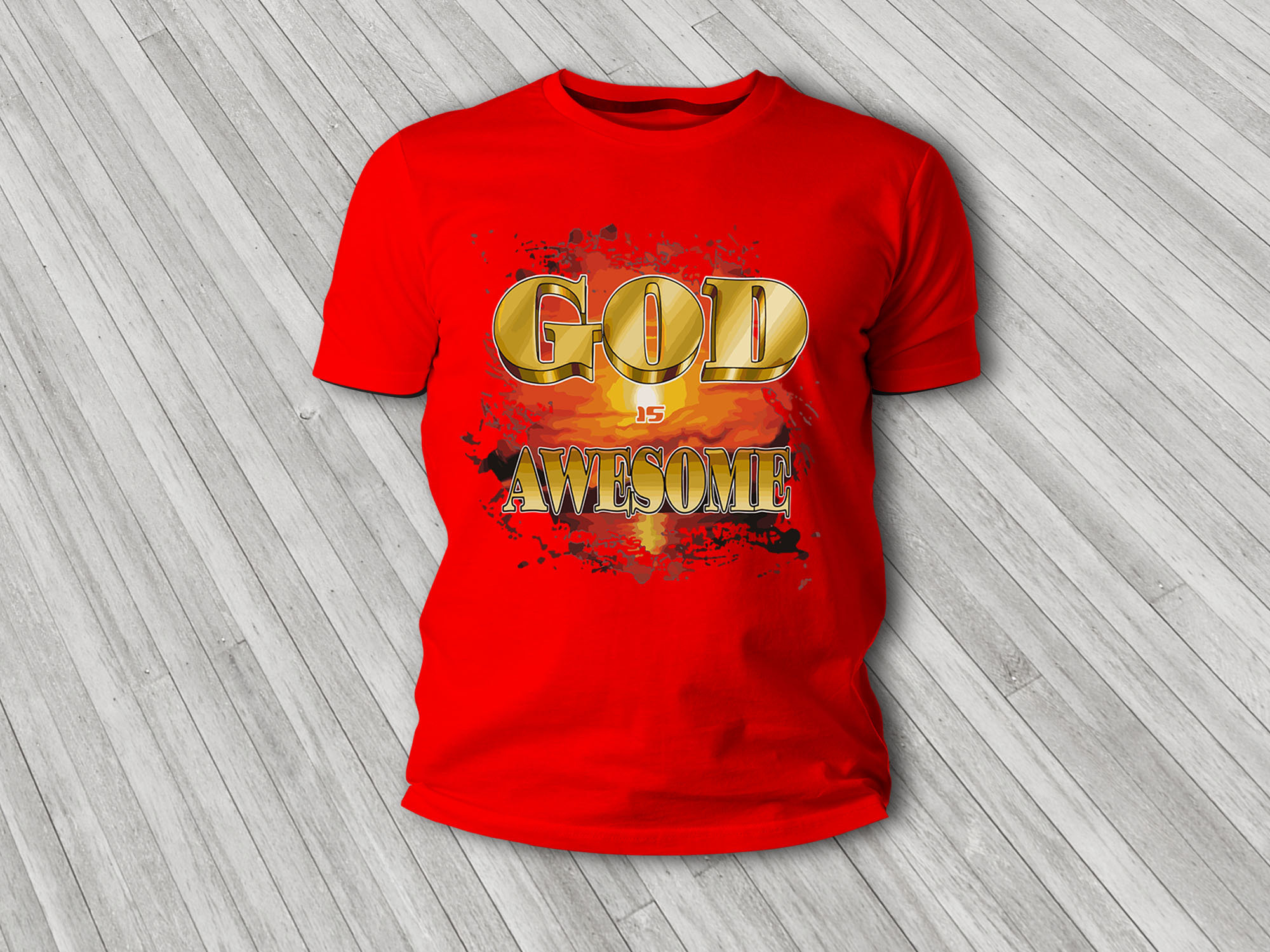 God is Awesome T-Shirt 00006