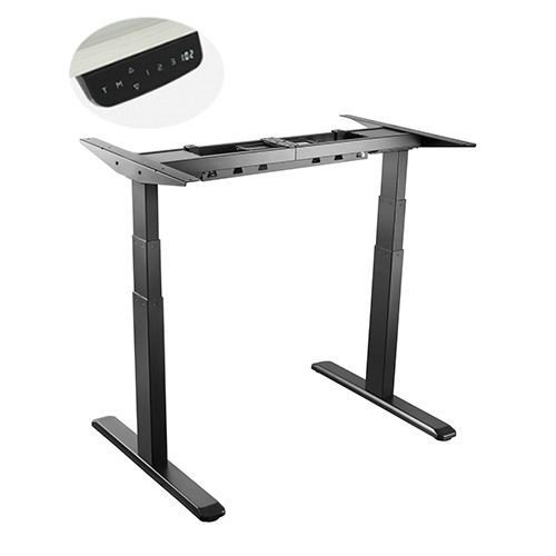 E-Desk frame graphite colour