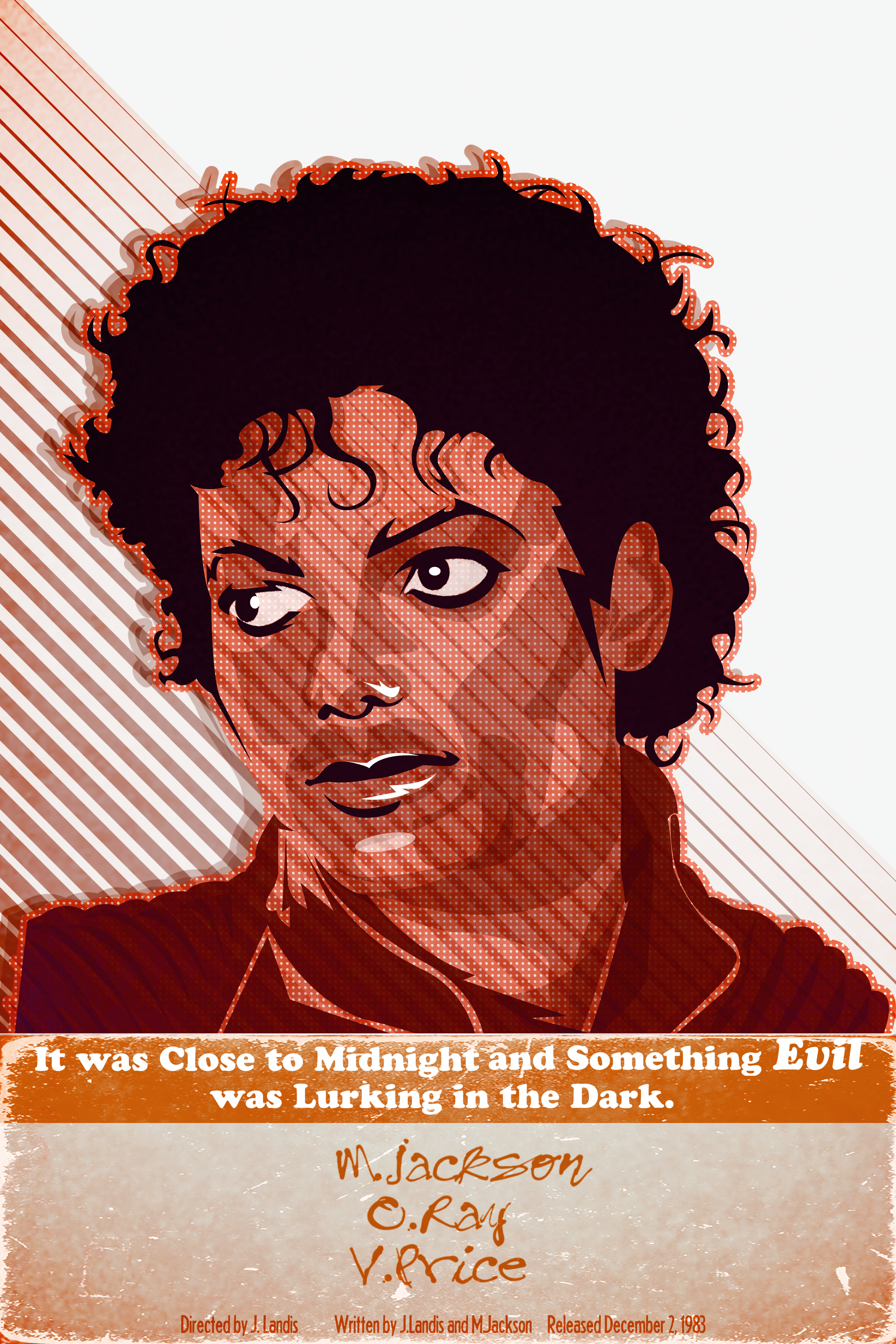 Michael Jackson "Thriller" poster T-shirts 00000