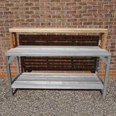 6ft Long x 10" Wide High Level Cedar Staging 6FT10WRC