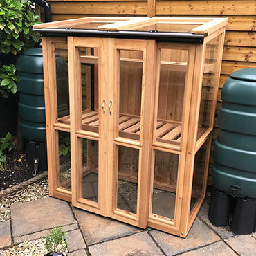 4ft x 2ft, 5ft Tall Cedar Coldframe 2X4X5TCF