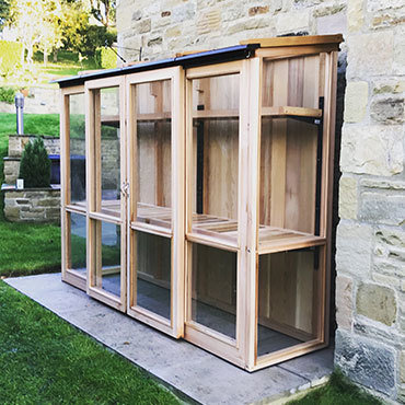 8ft x 2ft, 6ft Tall Cedar Coldframe 2X8X6TCF