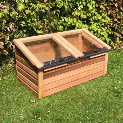 4ft x 2ft Cedar Coldframe 2X4WRCCF
