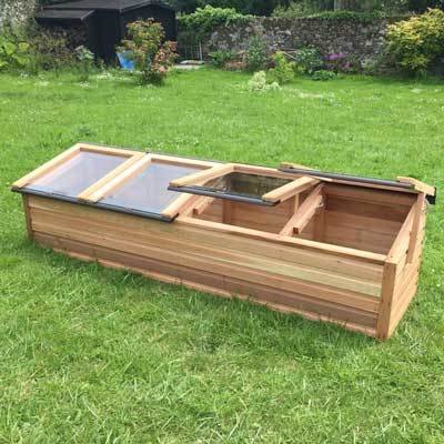 8ft x 2ft Cedar Coldframe 2X8WRCCF