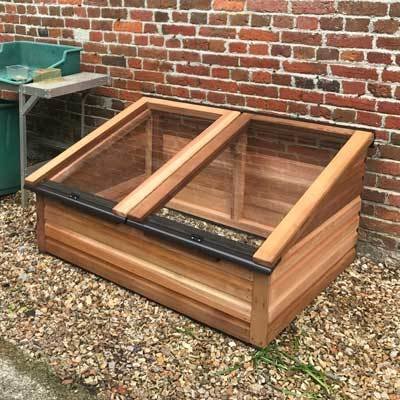 4ft x 3ft Cedar Coldframe 3X4WRCCF
