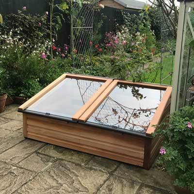 5ft x 3ft Cedar Coldframe 3X5WRCCF