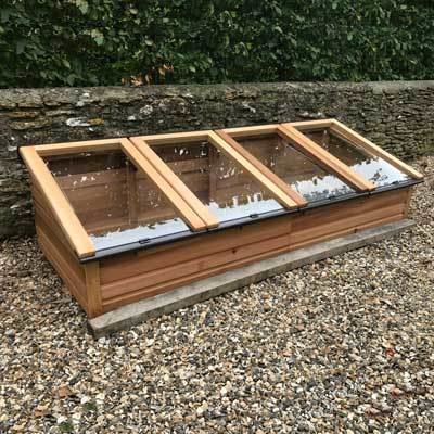 8ft x 3ft Cedar Coldframe 3X8WRCCF