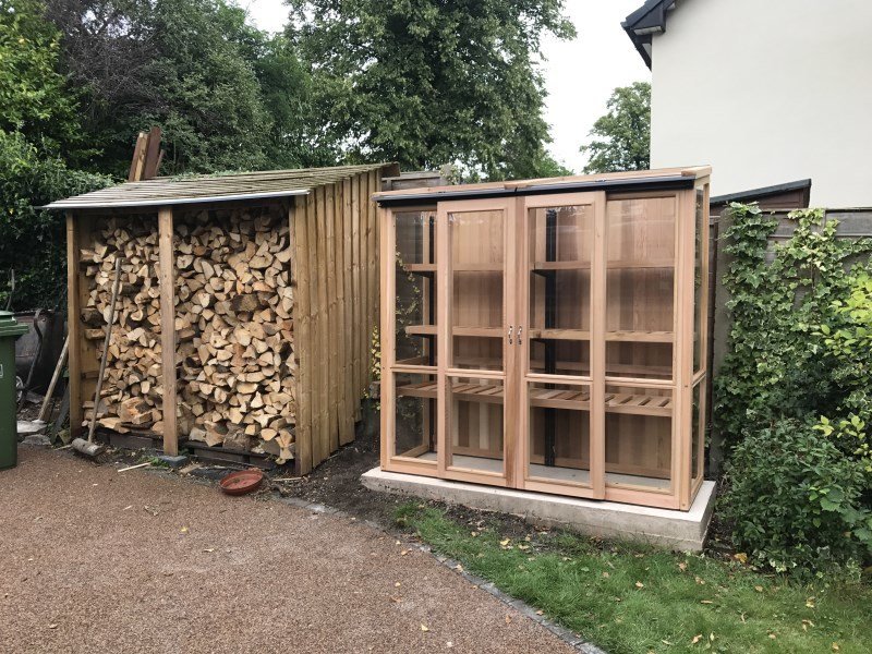6ft x 2ft, 6ft Tall Cedar Coldframe