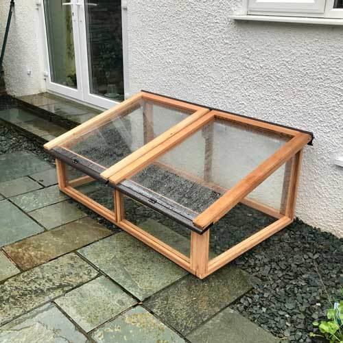 5ft x 3ft Fully Glazed Cedar Coldframe 3X5GCF