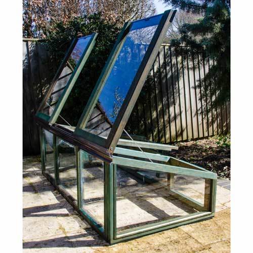 6ft x 3ft Fully Glazed Cedar Coldframe 3X6GCF