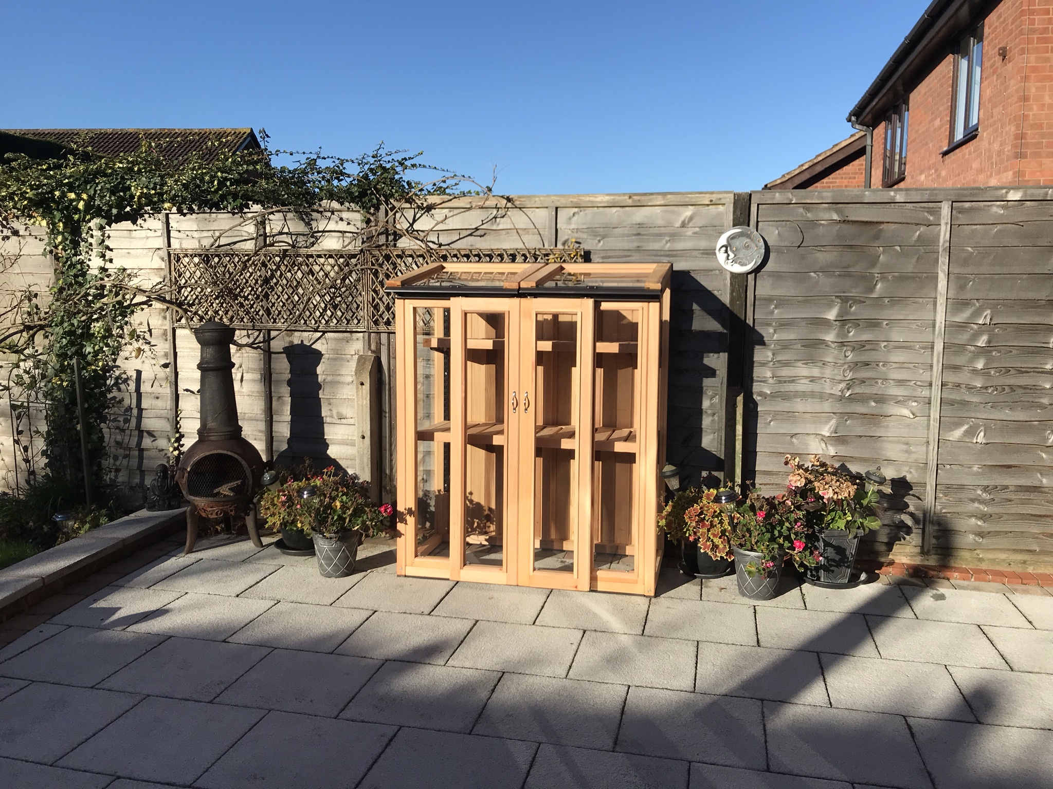 4ft x 2ft, 5ft Tall Cedar Coldframe