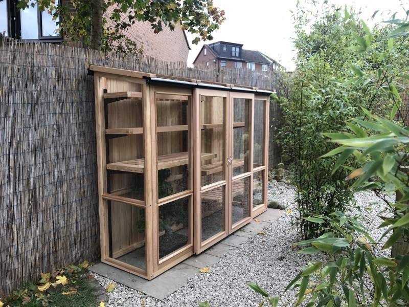 8ft x 2ft, 6ft Tall Cedar Coldframe