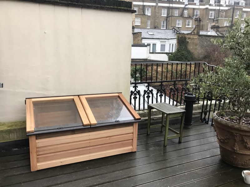 4ft x 2ft Cedar Coldframe