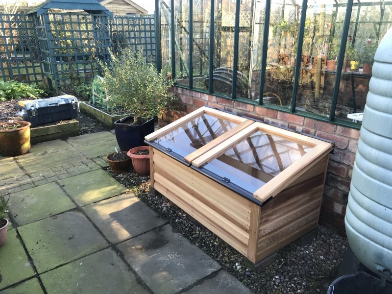 4ft x 2ft Cedar Coldframe