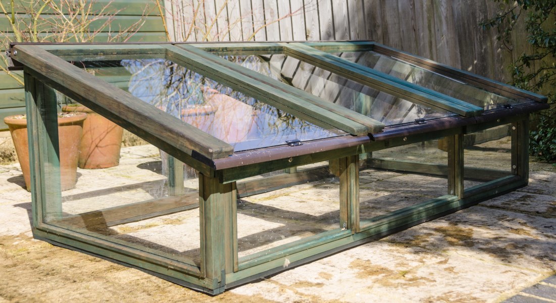 6ft x 3ft Fully Glazed Cedar Coldframe