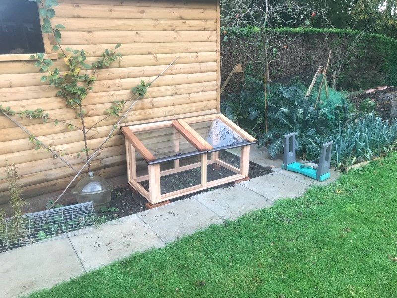 8ft x 3ft Fully Glazed Cedar Coldframe 3X8GCF