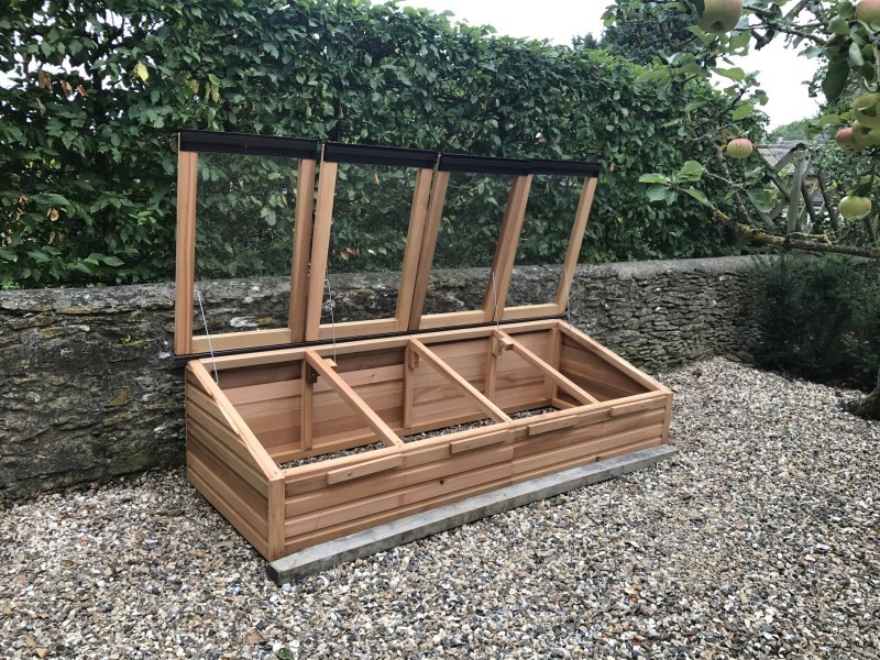 8ft x 3ft Cedar Coldframe