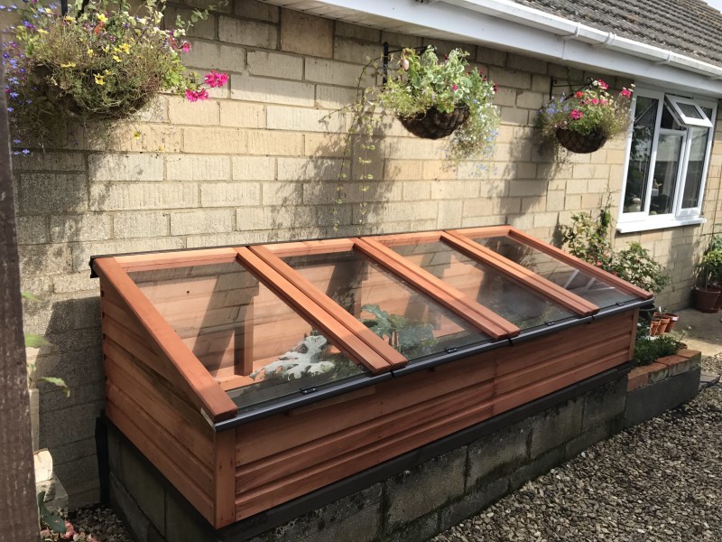 8ft x 3ft Cedar Coldframe