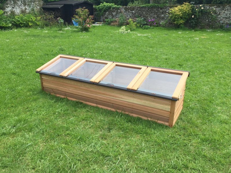 8ft x 2ft Cedar Coldframe