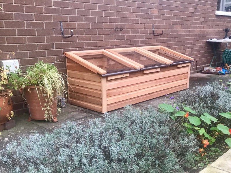 6ft x 2ft Cedar Coldframe