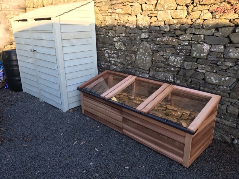 6ft x 2ft Cedar Coldframe