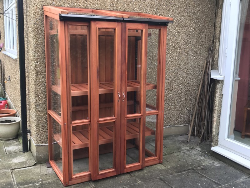 4ft x 2ft, 6ft Tall Cedar Coldframe