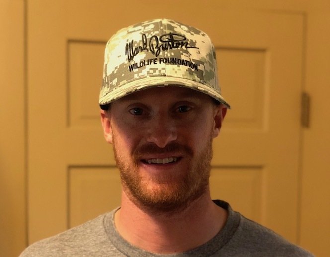 Military green cap with black embroidery on logo 0003G