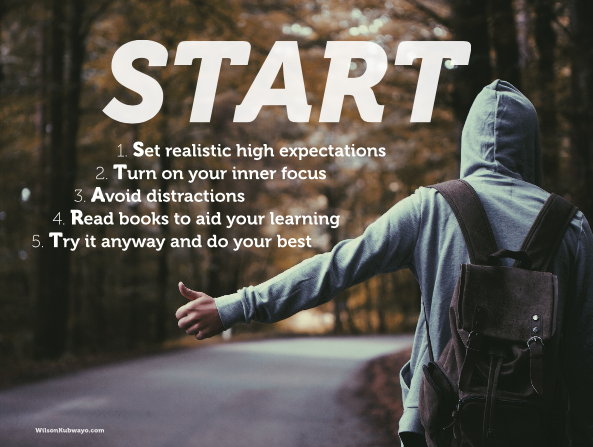 NEW! 18" x 24" Poster: "START" 0004