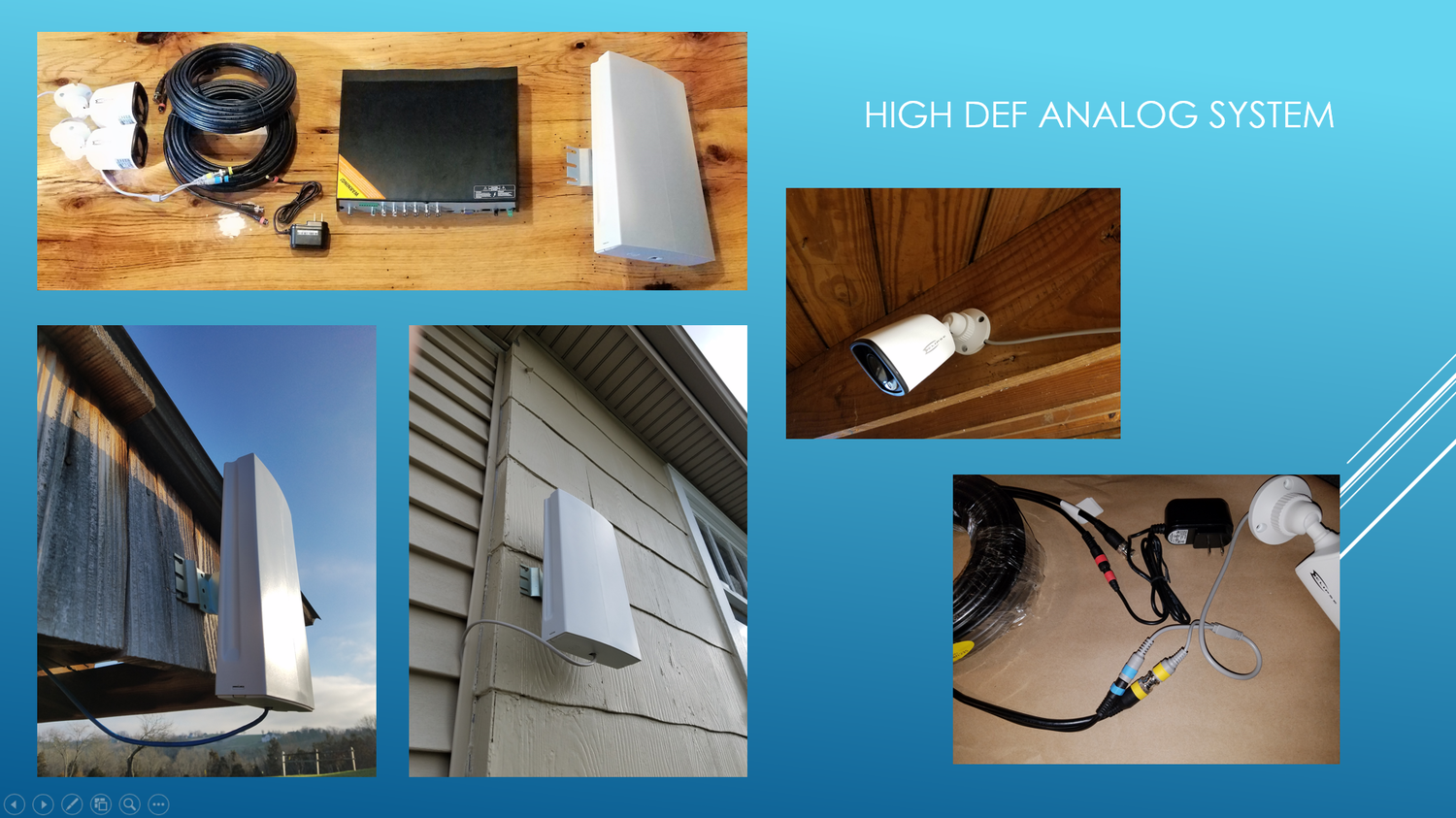 4 Camera High Definition Wireless Barn System See Description