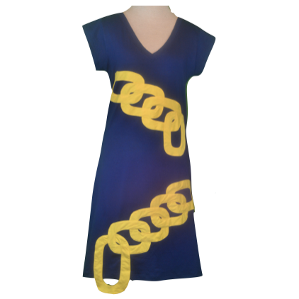 Chain - Navy/Yellow